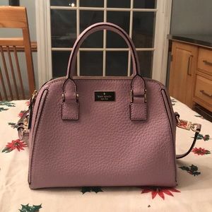 Purple Kate spade crossbody or shoulder purse